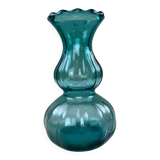 Vintage lagoon blue vase