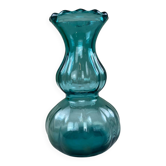 Vase vintage bleu lagon 