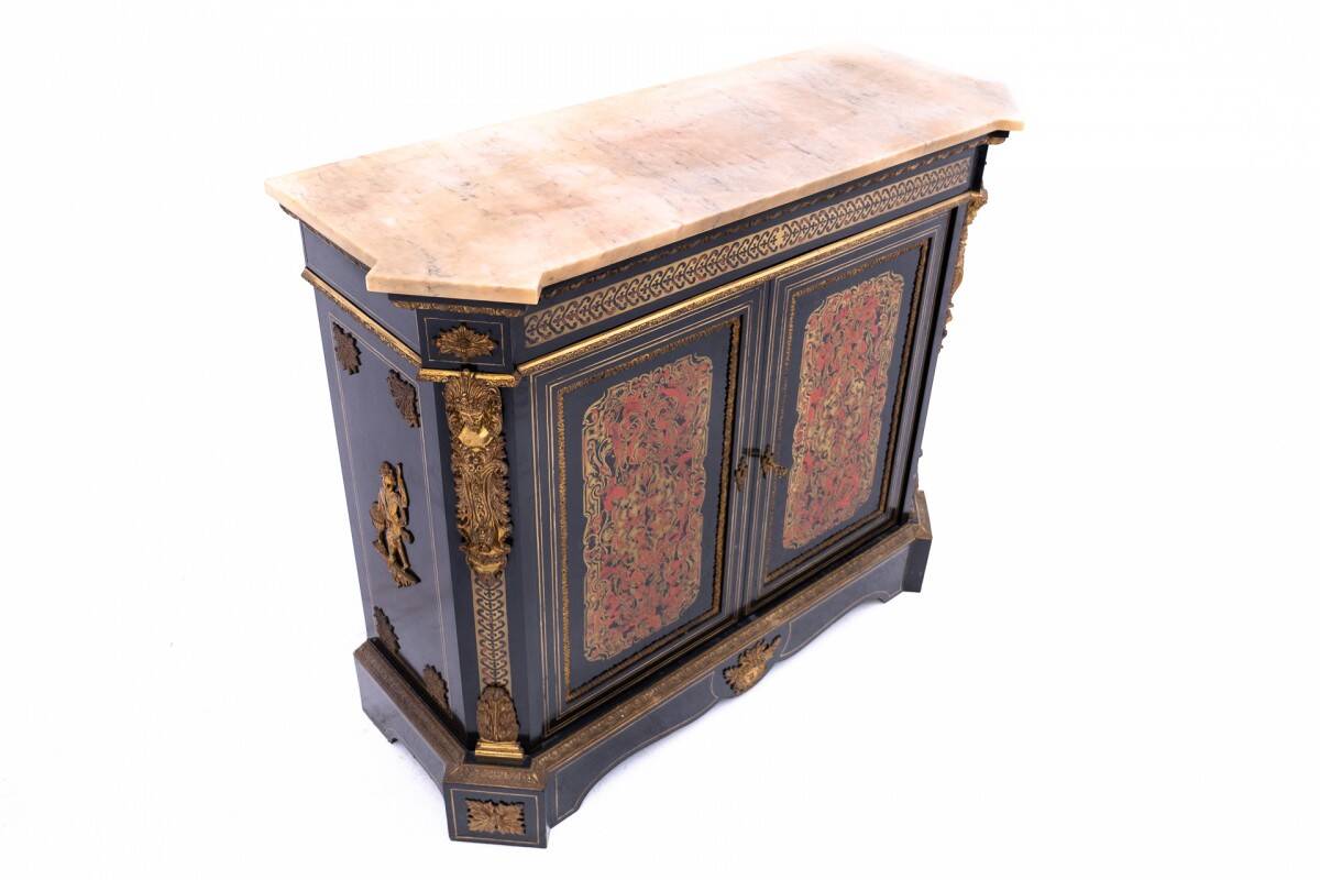 A unique set of Boulle chests of drawers, France, circa 1860.