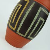 mid century VASE duemler & breiden model 50/20 sgraffito and abstract decor