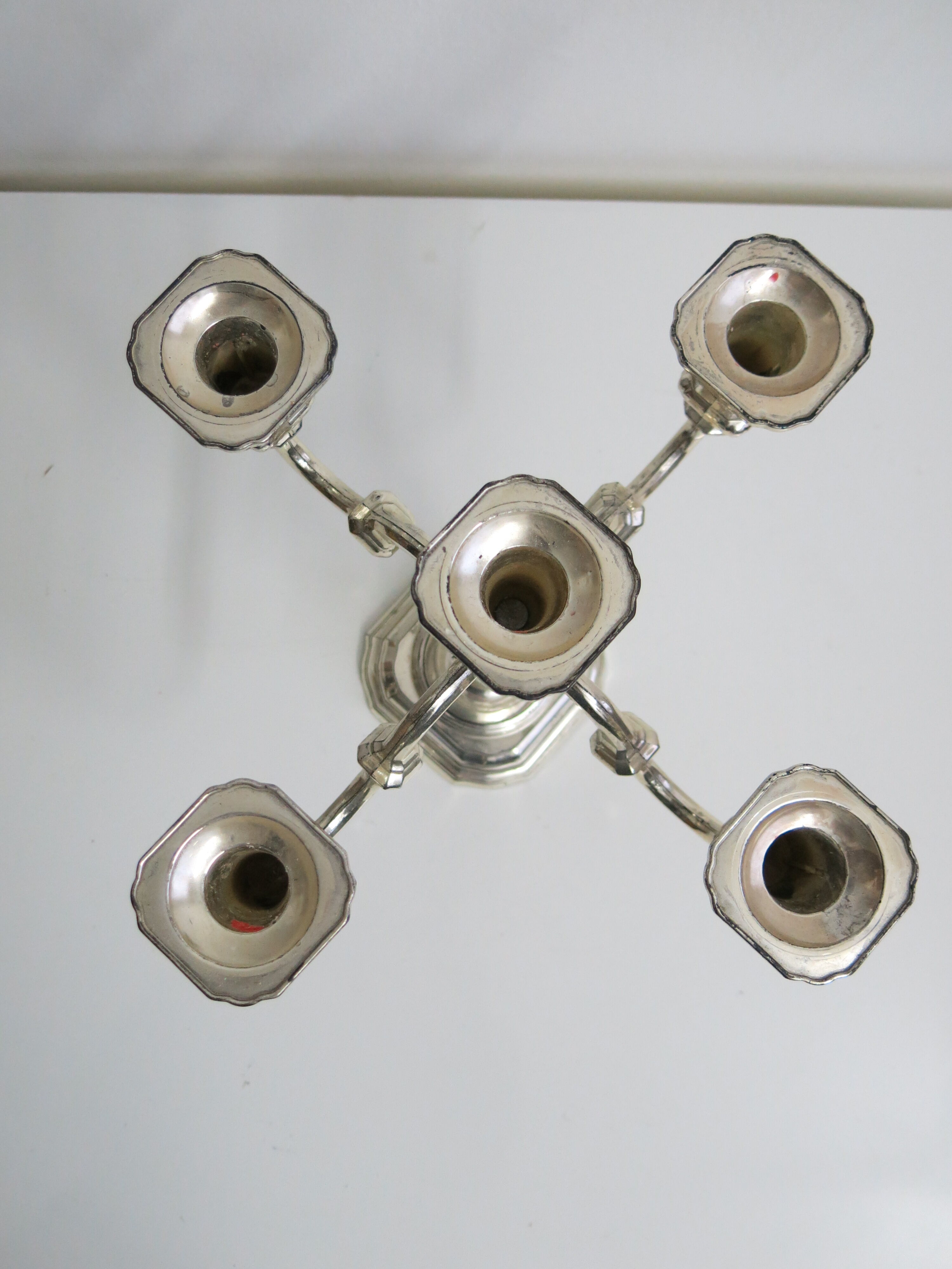 Five-arm candlestick from BMF West-Germany