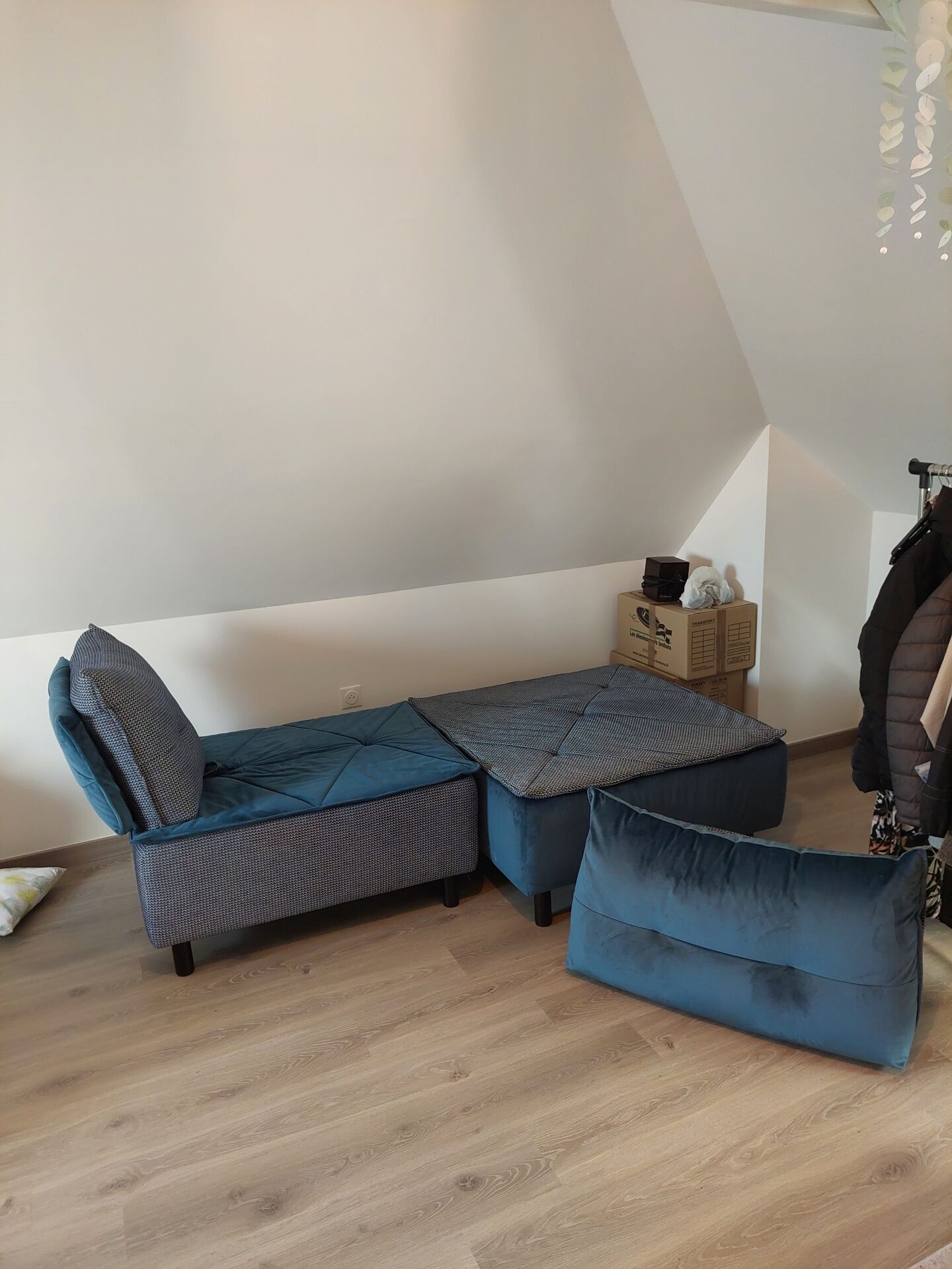 1 lot de 2 fauteuils design modulaires