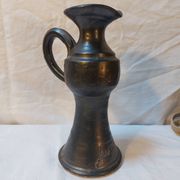 Glazed terracotta pitcher signed Jean Marais - Vallauris - Circa 1970
