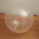 Pair of vintage globe wall lights with bubbled glass by INDA design Space Age