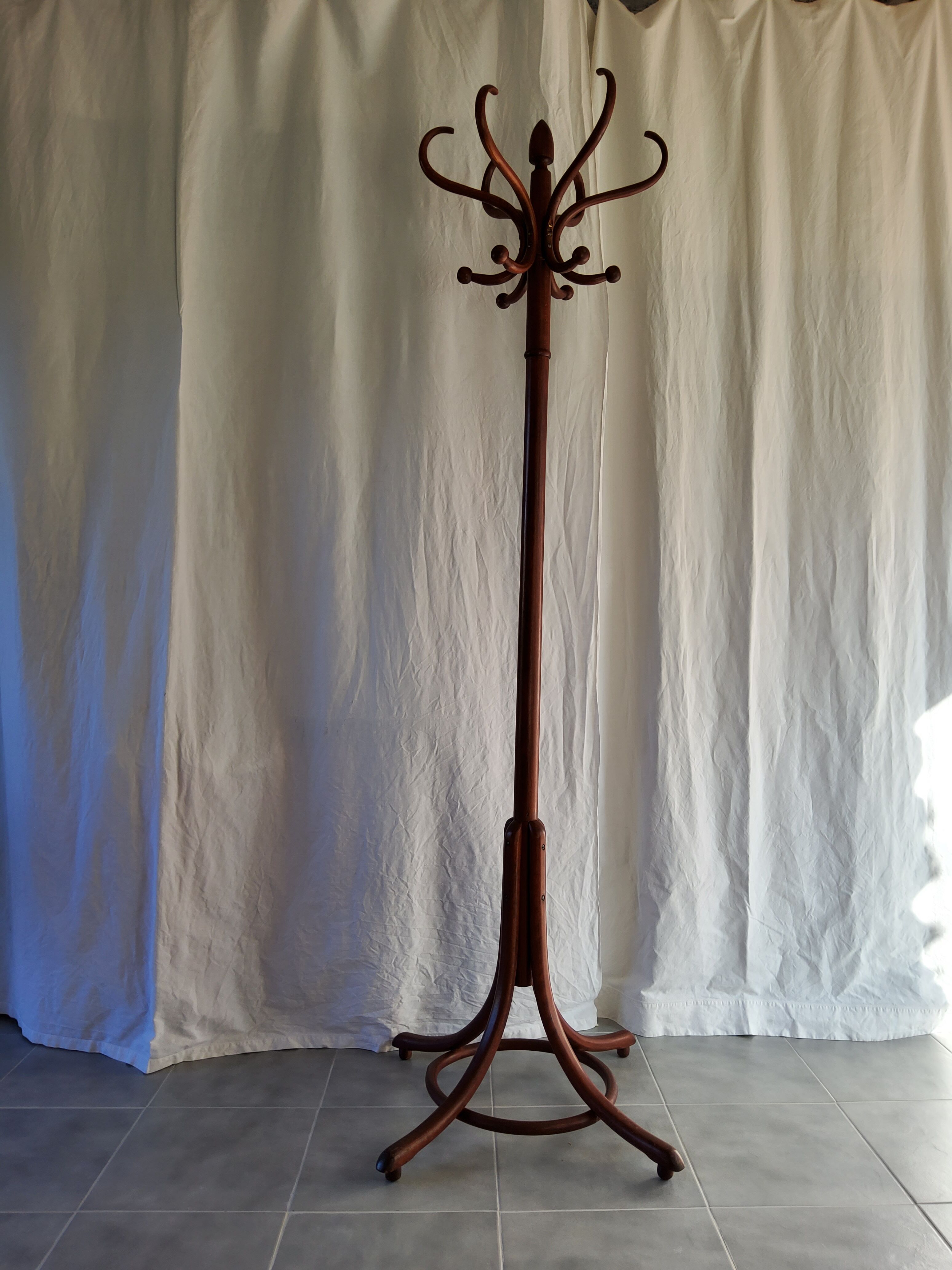 Ancient parrot coat rack