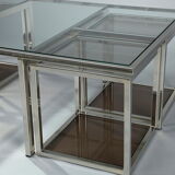 Coffee table and 4 removable side tables