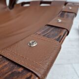 1970s, Scandinavian design, lounge chair, original condition, leather, bent wood.