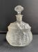 Liquor decanter - pressed molded satin glass (1882 to 1908)- legras for guilloteaux