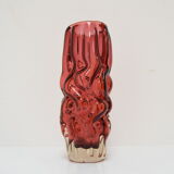 Glass Vase by Pavel Hlava for Crystalex Nový Bor,1970's.