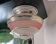 Ceiling light from the 40s/50s in gold and pink Art Deco.