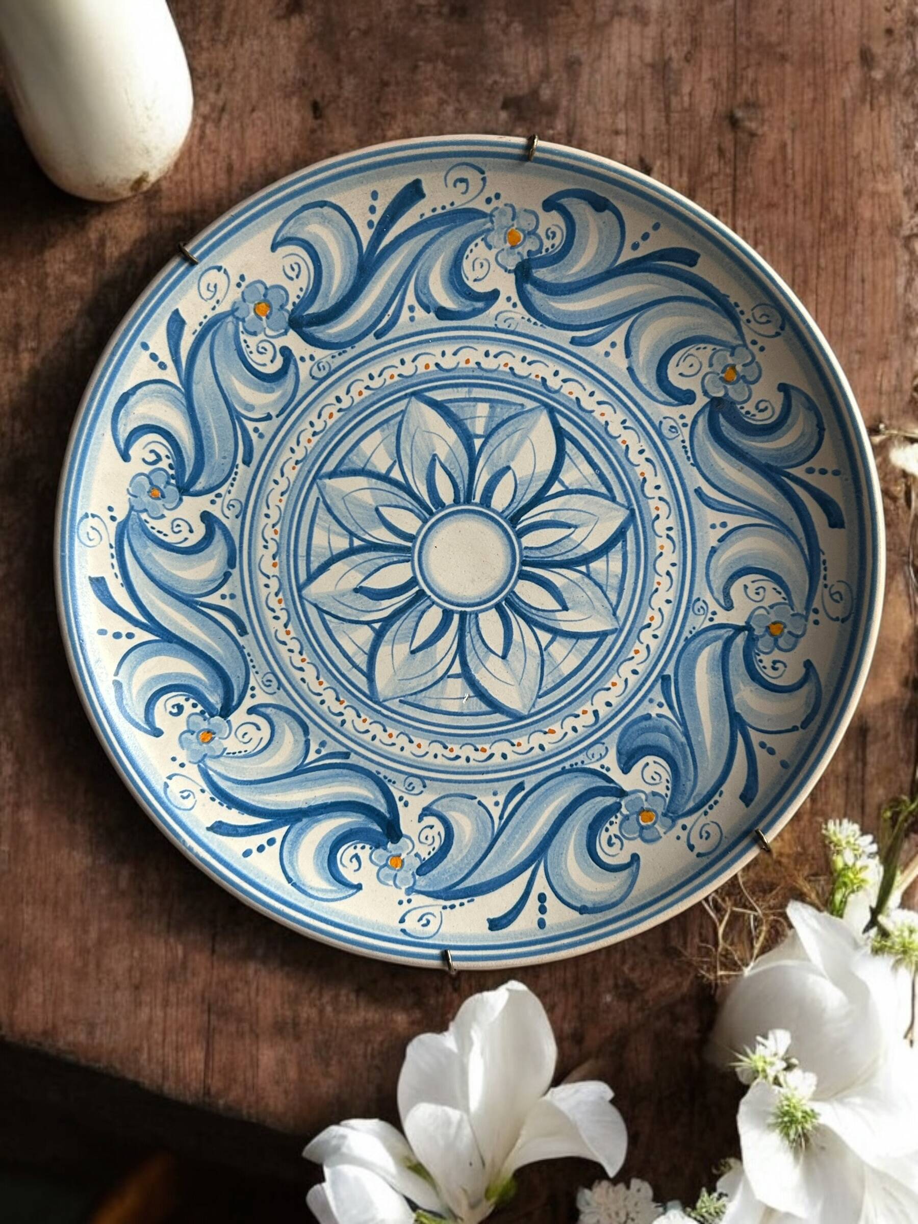 Decorative ceramic plate by Alessi - Caltagirone