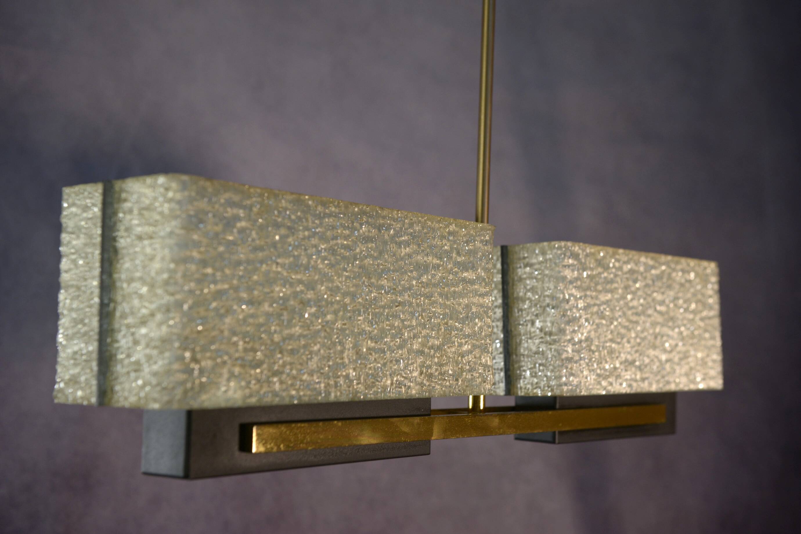 Designer chandelier model Paquebot from Maison Arlus 1950's