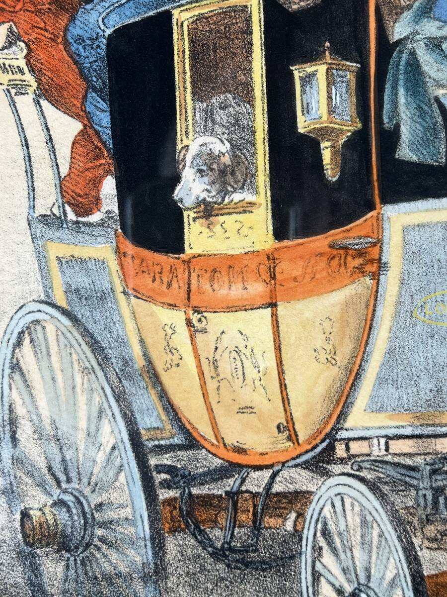 Paire de gravures d’après Horace Vernet, Scènes de diligences, XIXe Siècle