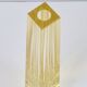 Citrine Drop Cut Engraved Glass Vase by Antonin Drobnik for ZBS, 1960s