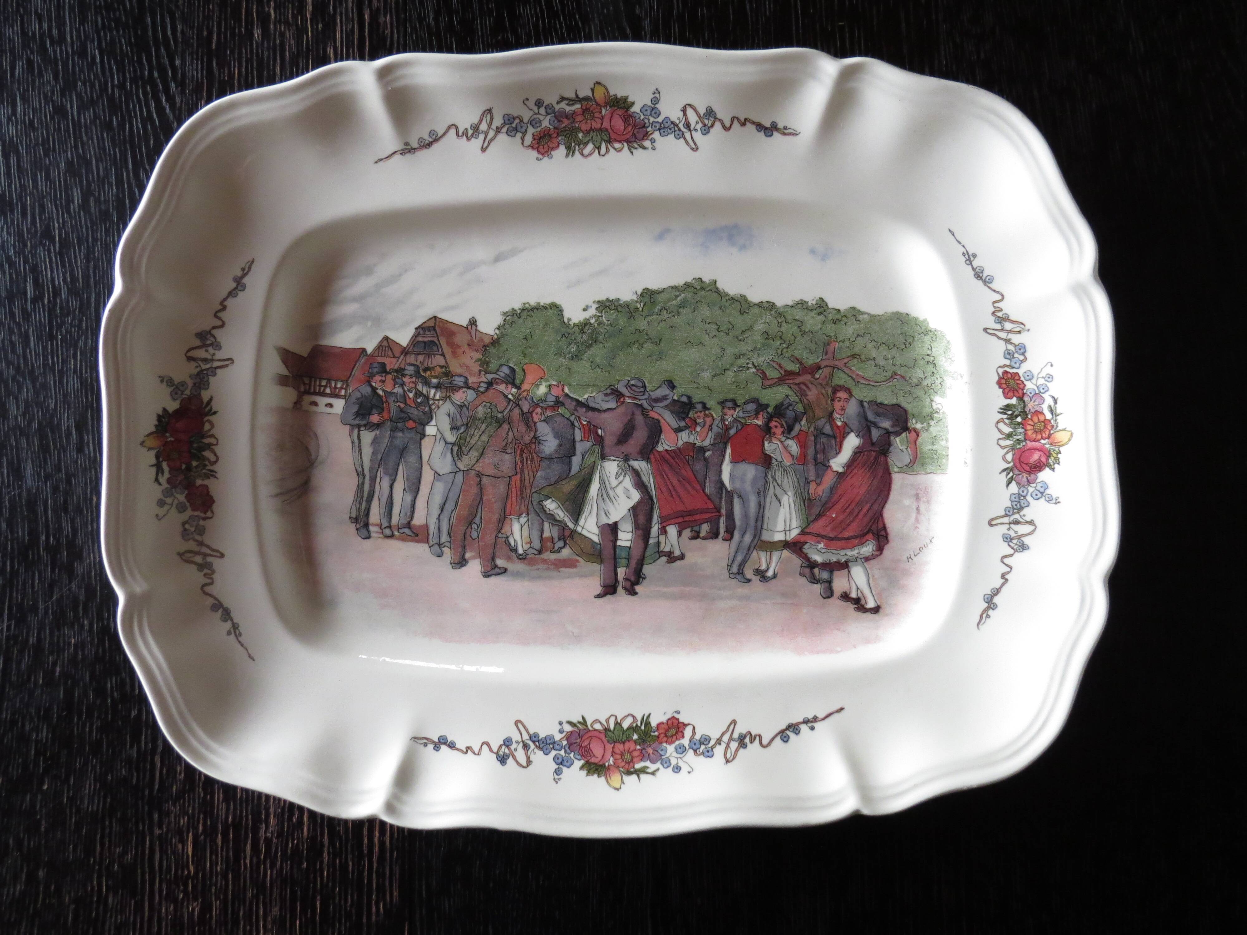 9-piece service Obernai model - Sarguemines