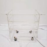 Very nice pair of rolling tables "les invisibles du marais"
