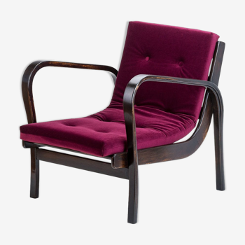 Armchair by K. Kozelka, Czechoslovakia, 1940s