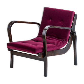 Armchair by K. Kozelka, Czechoslovakia, 1940s