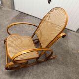Rocking-chair Thonet 1900 cannage
