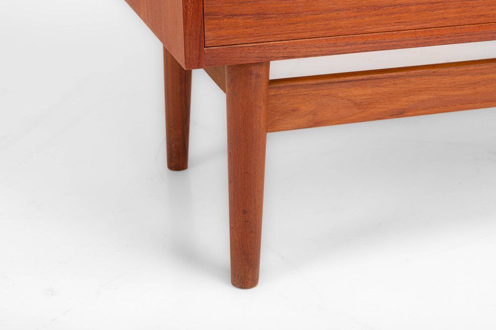 Danish teak bookcase by Johannes Sorth for Nexø, 1960s