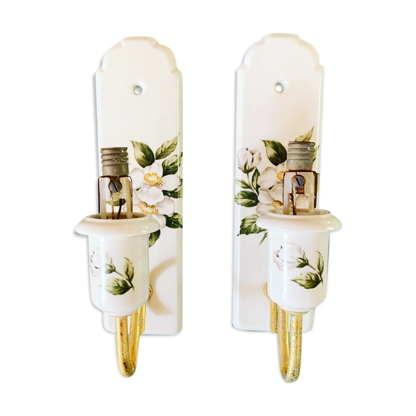 Pair of vintage sconces