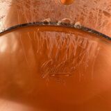 Round Smoked Plexiglas Mirror – GILAC n°1813 – Vintage 1970s