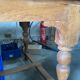 Wooden dining table