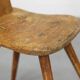 Chaise d'appoint d'art populaire primitif
