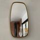 Free form rear view mirror from the 60s and 70s