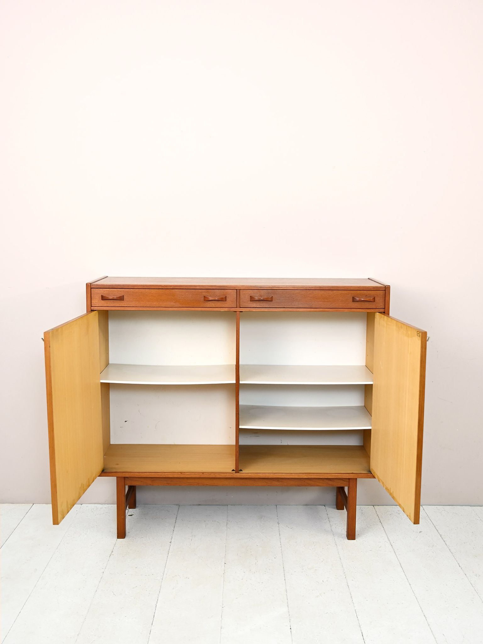 Vintage Scandinavian sideboard with drawers