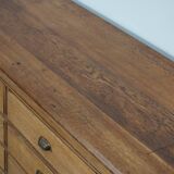 Antique French Light Oak Apothecary / Filing Cabinet, 1920/30s