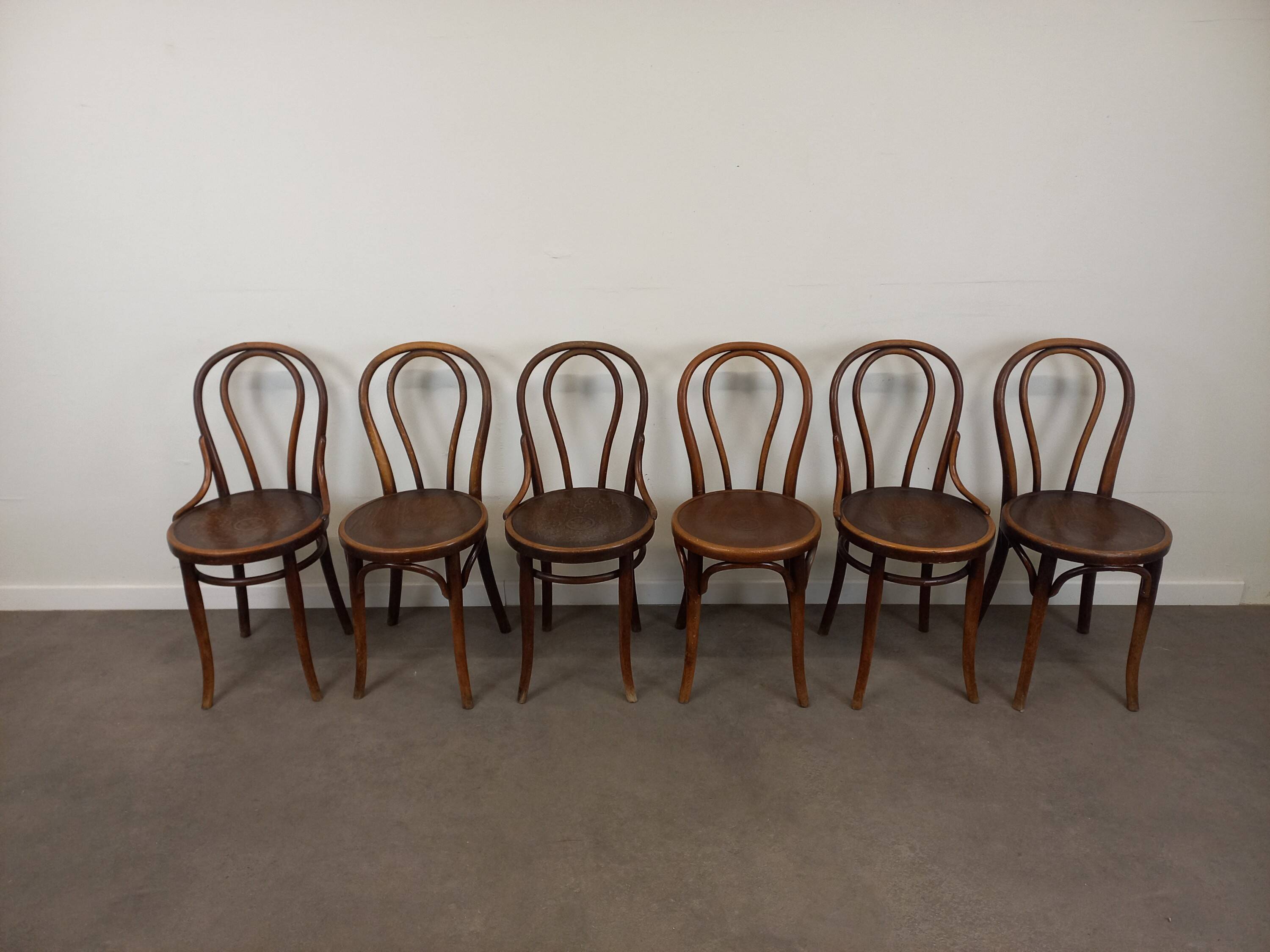 Thonet Bistro Chairs, Set of 6