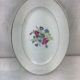 Plat ancien artisanal made in france digoin