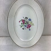 Plat ancien artisanal made in france digoin