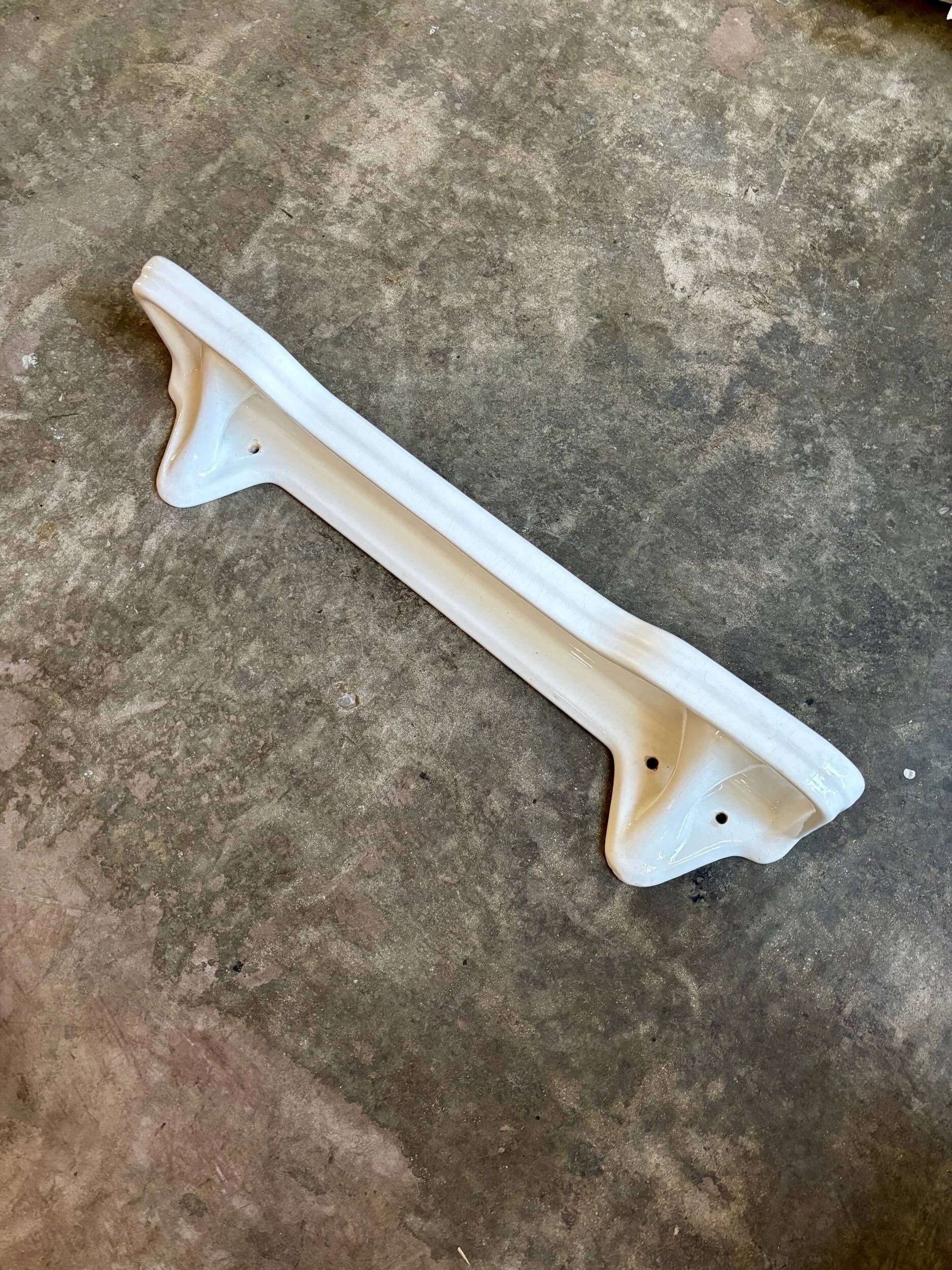 White earthenware wall shelf no. 4