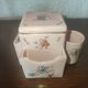 Storage pot with compartments for make-up and beauty products in old earthenware De Bruyn Fives Lille