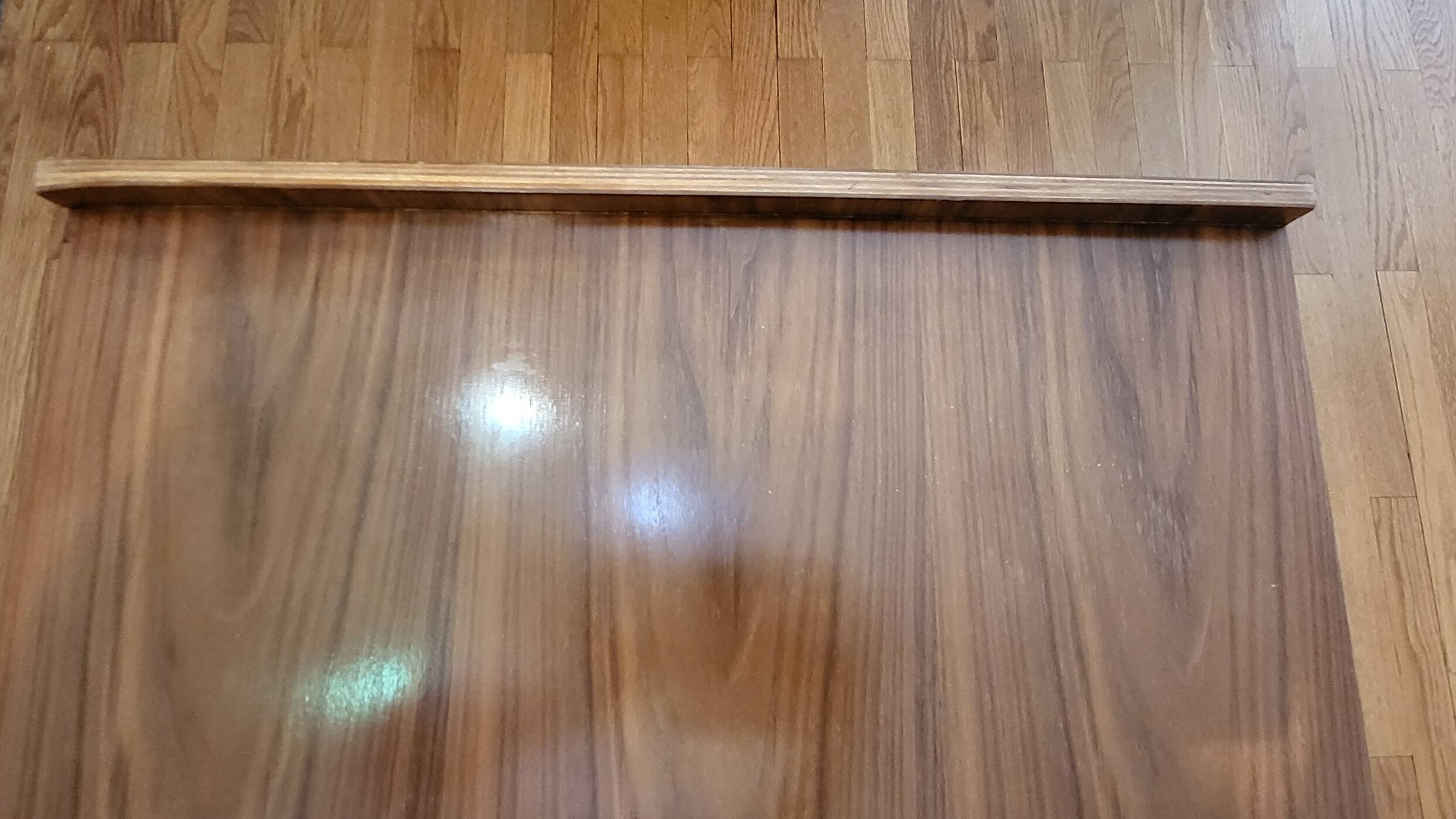 Miliboo walnut coffee table