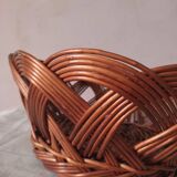 Corbeille vintage en osier