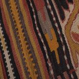 Vintage Turkish rug from Oushak, hand-woven 166x369 cm