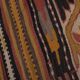 Vintage Turkish rug from Oushak, hand-woven 166x369 cm