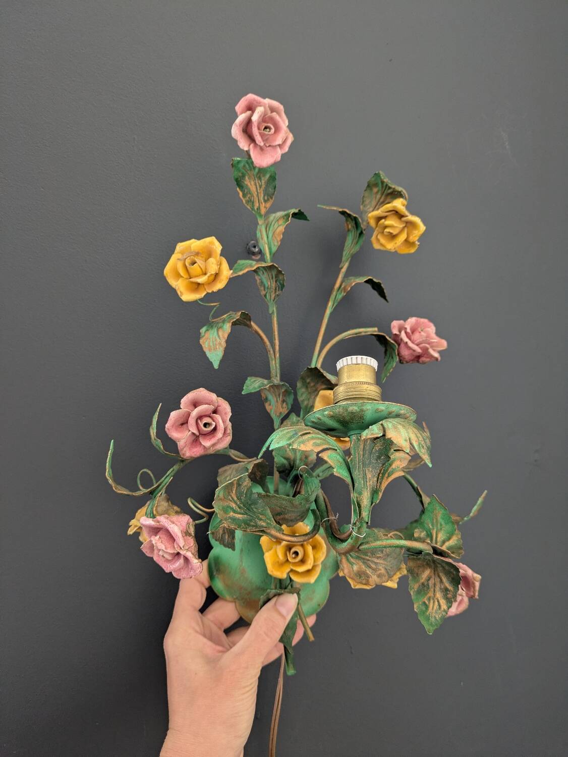 Italian wall lamp 60s