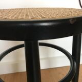 Stool wood and caning