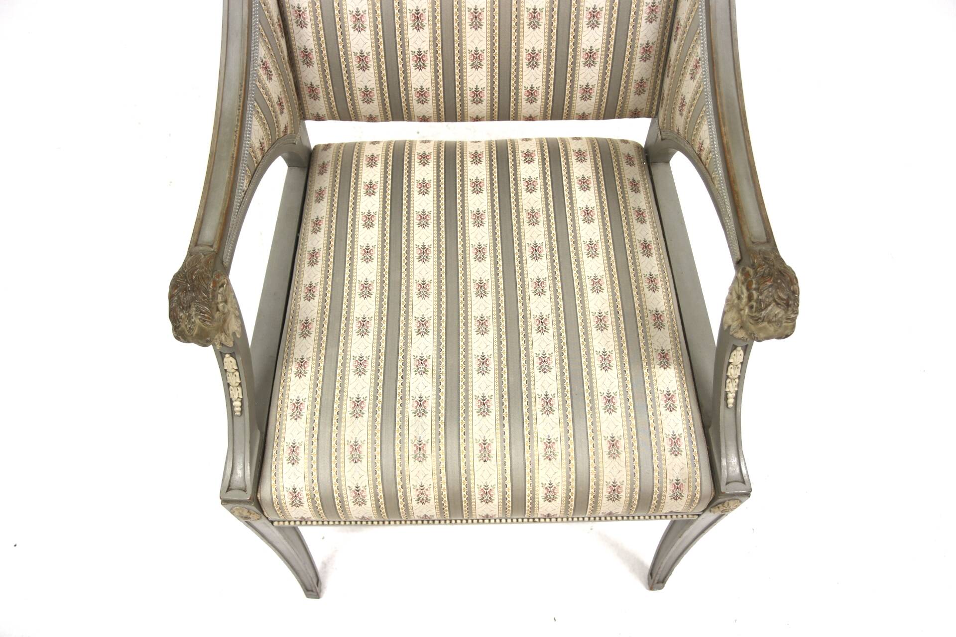 Set of 4 "Gustavian style" armchairs Lysberg & Hansen A/S, Bredgade, København, Denmark, 1920