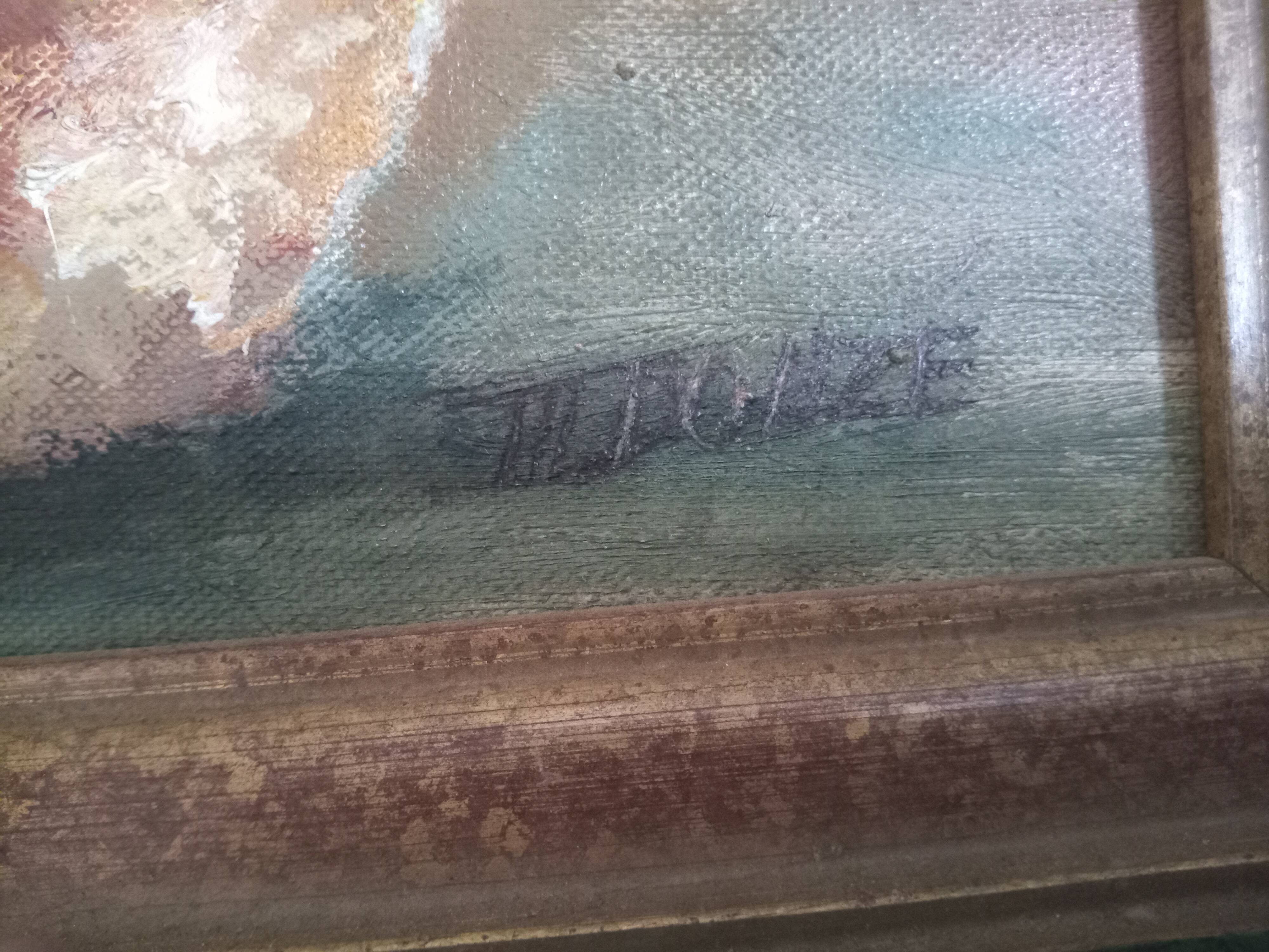 Oil on panel - Still life signed Donzé