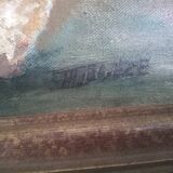 Oil on panel - Still life signed Donzé