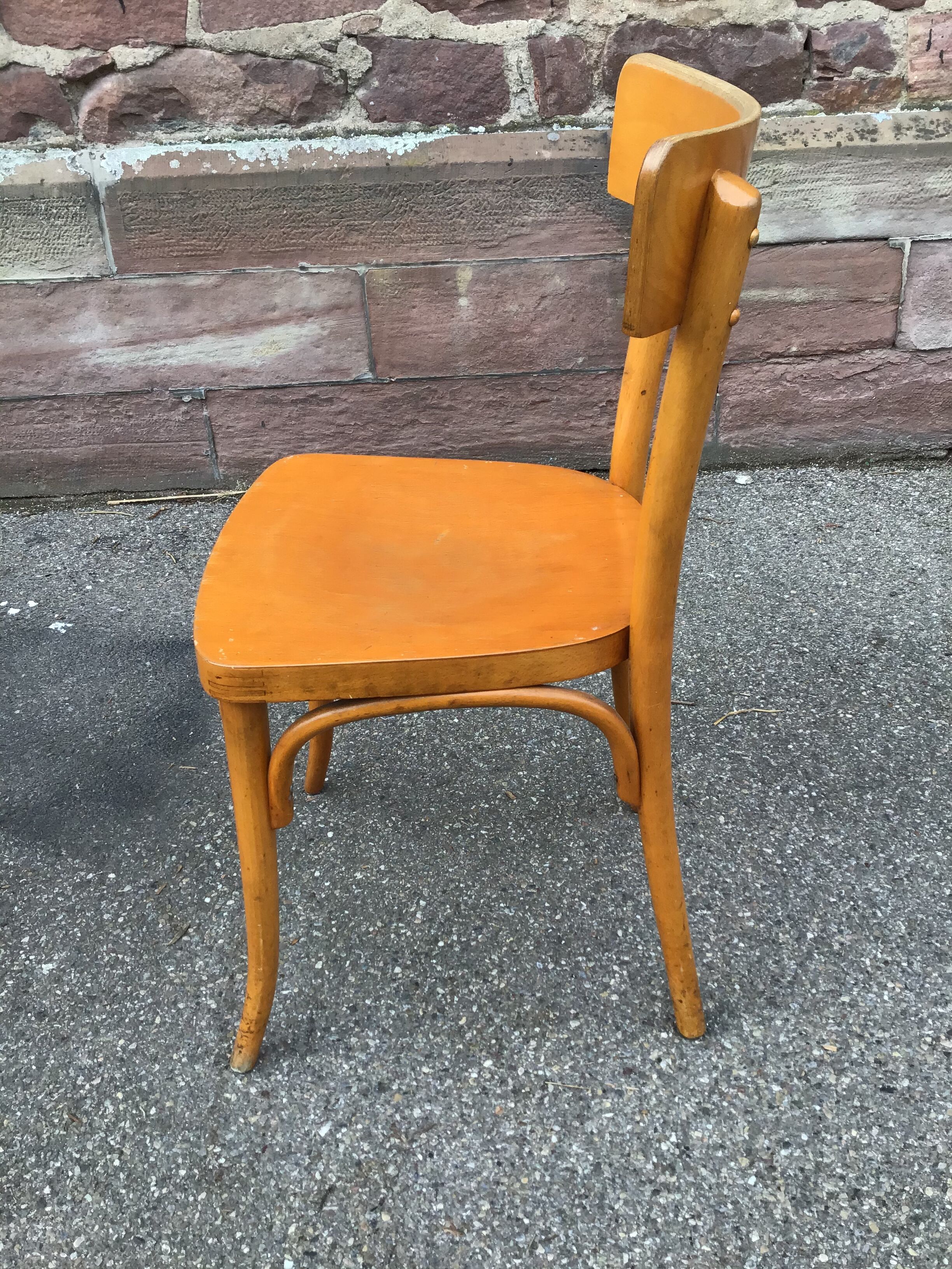 Paire de chaises bois courbé Thonet