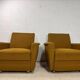 Paire de fauteuils club
