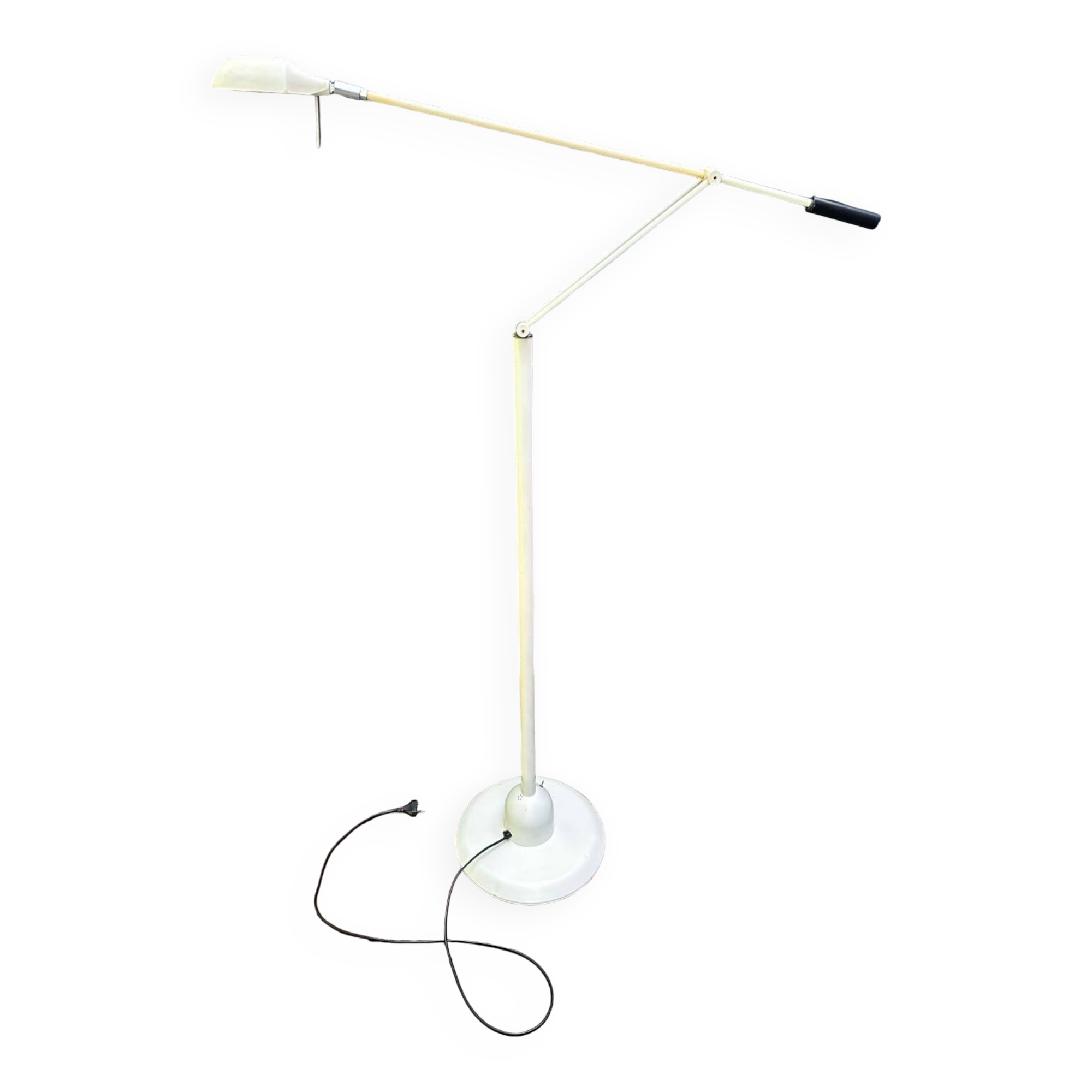 Italian white space age floor light