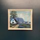 Swedish Oil on Canvas – “Landscape with House” by Ingvar Walterström