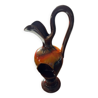 Vallauris ceramic soliflore vase H 37 cm